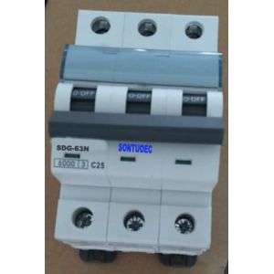 PA66 Nylon MCB Miniature Circuit Breaker Lighting Distribution