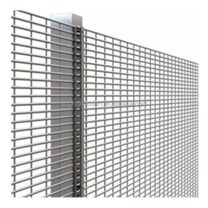 Anti Climb 358 Security Pvc Coated Galvanized Steel Fence with Low Carbon Steel