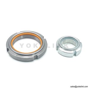 Guk Nylon Self-Locking Round Nut For Machining Shaft Grooves