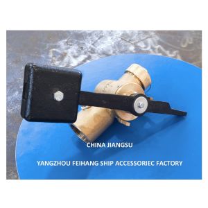 China Feihang Sounding Cock-Sounding Bronze Self-Closing Valve  Model FH40 Cb/T3778-1999 Threaded Ends on sale