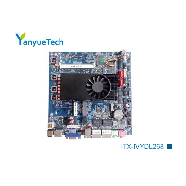 Quality ITX-IVYDL268 Intel Itx Board Soldered Onboard Intel IVY Bridge U Series I3 I5 I7 CPU 2 Bit wholesale