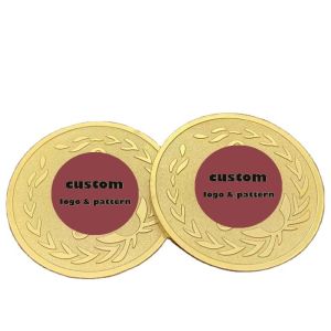 Custom Logo Personalized Silver Anodized Aluminum Blanks Metal Custom Token