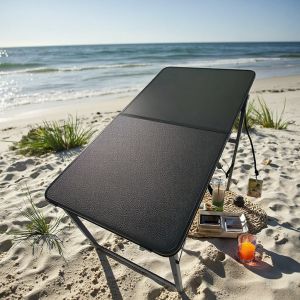 Portable Foldable Solar Panel Table 18W Dual Usb For Camping Outdoor Picnic