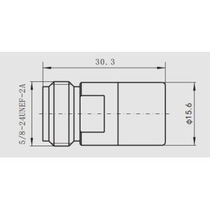 Brass N-Female 1W RF Fixed Dummy/Termination Load 50Ohm