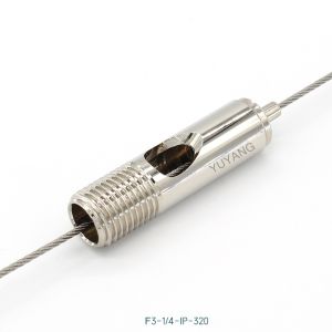 1/4 - 18IPS Wire Rope Grippers Power Feed Grippers Customize Connection For