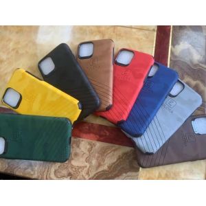 iphone 12 Genuine Leather Mobile Cell Phone Case with Gentle Microfiber