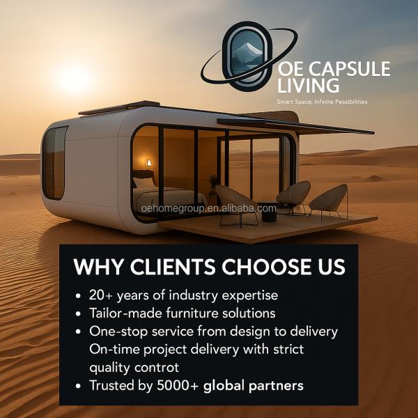 Soundproof OEM ODM Modular Private Office Pods Outdoor Capsule For Exterior Garden Backyard