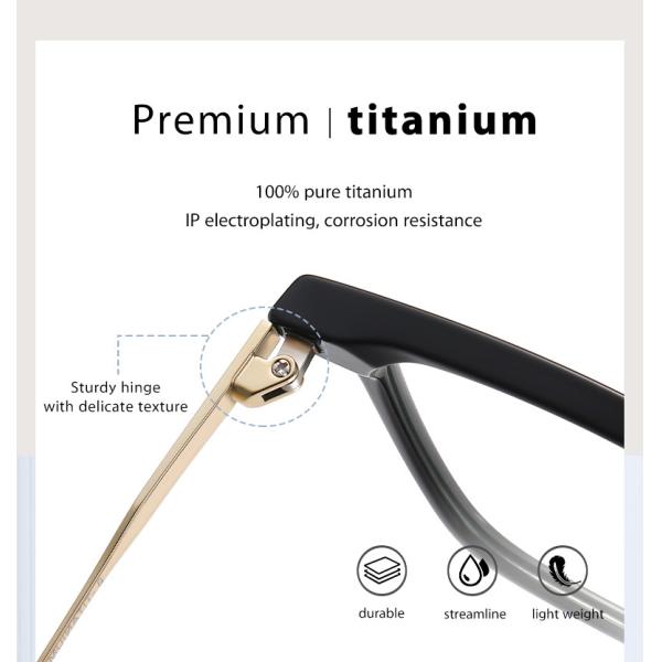 Logo Custom Optical Combination Glasses Blue Light Blocking