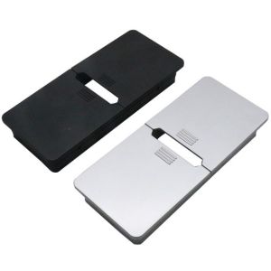 Black Table Cable Management Box / Office Furniture Computer Conference Desktop