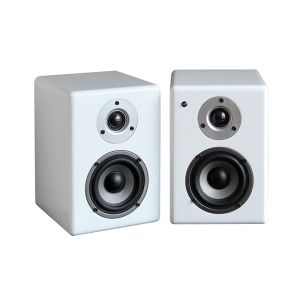 E404 Active Studio Monitor Speaker 15Wx2 Wood Cabinet 4" Woofer