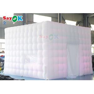 Air Inflatable Tent Airproof LED Outdoor Inflatable Tent Cube 5x5x3.5mH For