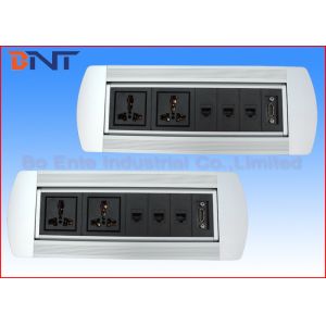 Multi Functional Hotel Desktop Rotation Power Socket With Extension Connected