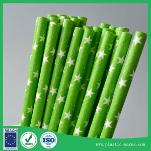 Environmental disposable straight paper drinking Straw for Juice beverage in