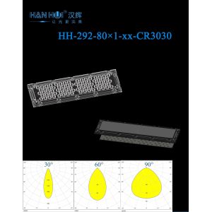 250.75×74.75mm Size 80pcs 3030LEDs 30°/60°/90° Available Unidorm Light Output PC