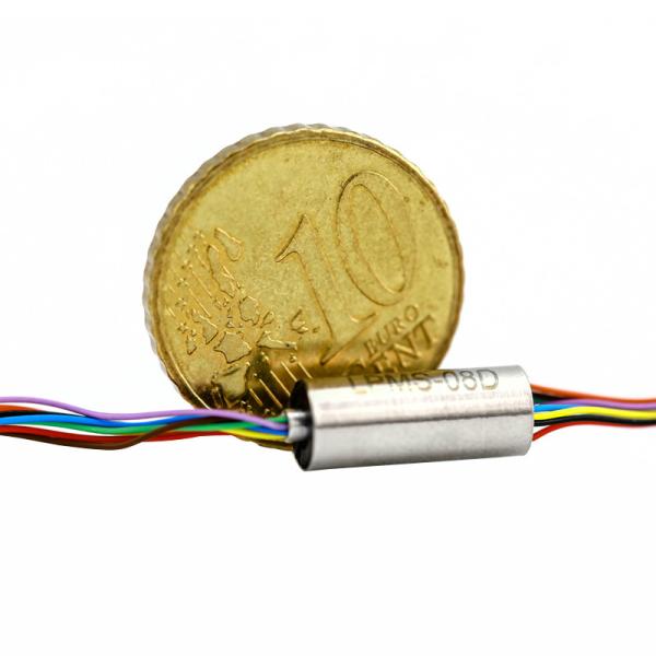 Quality Super Miniature Capsule Slip Ring 8 Circuit LPMS-08D wholesale