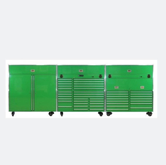 Power Coated Automotive Tool Chest with Complete Mechanic Tool Set and Durable