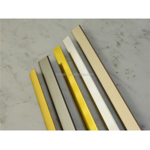 T Shape Aluminum Tile Trim Floor Trim Transition Strip For Decoration