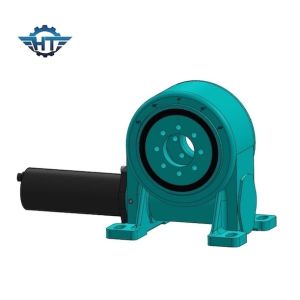 Enclosed Housing IP66 Worm Gear Slew Drive With 24V DC Motors For Solar Tracking
