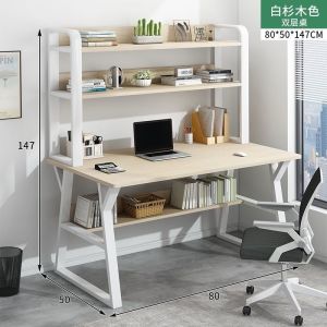 Mail Packing N Computer Desk Bookshelf Study Table Modern Office Workstation