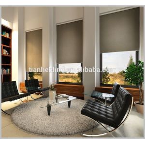 China heat resistance sun shade electric roller blind fireproof waterproof roller blinds on sale