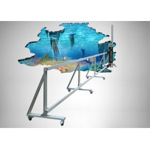 Industrial Inkjet Wall Printer 3D Vertical Wired Handle Control
