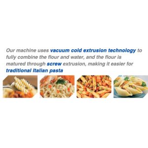 Stainless Steel Automatic Mini Macaroni Fusilli Couscous Pasta Making Machine