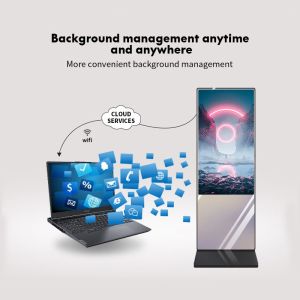 49" Smart Mirror Digital Signage with Motion Sensor - LG Panel, Android OS &