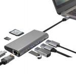10/100/1000 Mbps Ethernet USB C Adapter Compatible with Windows/ MacOS/ Android/