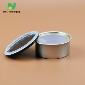 Custom Tuna Milk Powder Cake Aluminium Tin Can With Lid
