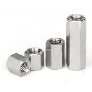 Galvanized Lengthened and Thickened Welding Connecting Nut in 304 Stainless