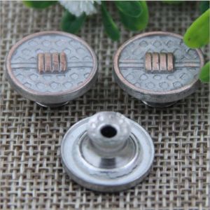 2018 Explosion models spiral high-grade anti brass color alloy 17 mm jeans