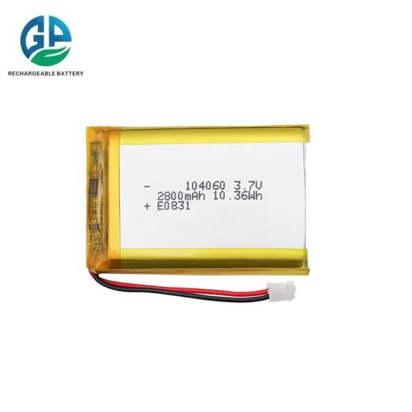 104060 2800mAh 3.7V Rechargeable Battery For Hearing Aid Lithium Polymer
