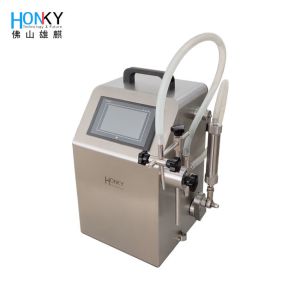 Cheap Desktop Portable Liquid Piston Pump Filling Machine With Digital Adjustment Function For Small Bottle Filling for sale