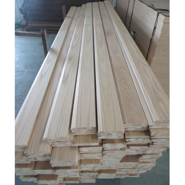 Quality Unfinished Oak Veneered Bevelled Skirting Board With Finger Joint Fir Core wholesale