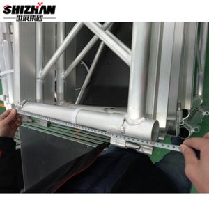 Aluminum Alloy Arched Stage Truss System Removable Stage Platform