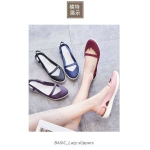 6-11# Closed Toe Tpu Upper Eva Sole Ladies Sandals