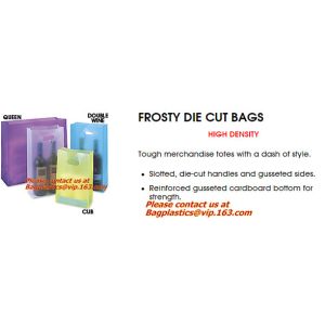 Custom Design Logo Printing PE Cheap Die Cut Patch Handle Biodegradable Plastic