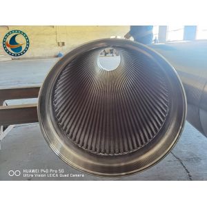 14" OD 356mm Stainless Steel Johnson Wire Screen With Threaded Ends