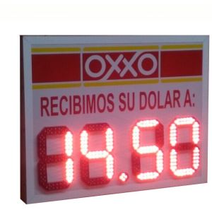 Alibaba whosale price gas price 7 segment led display 8 inch
