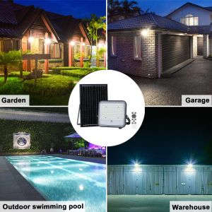 Solar Powered Flood Light with 2700-6500K Color Temperature 6V Voltage and