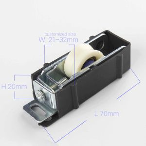 Modern Design Zamak Aluminium Sliding Door and Window Roller with Durable POM