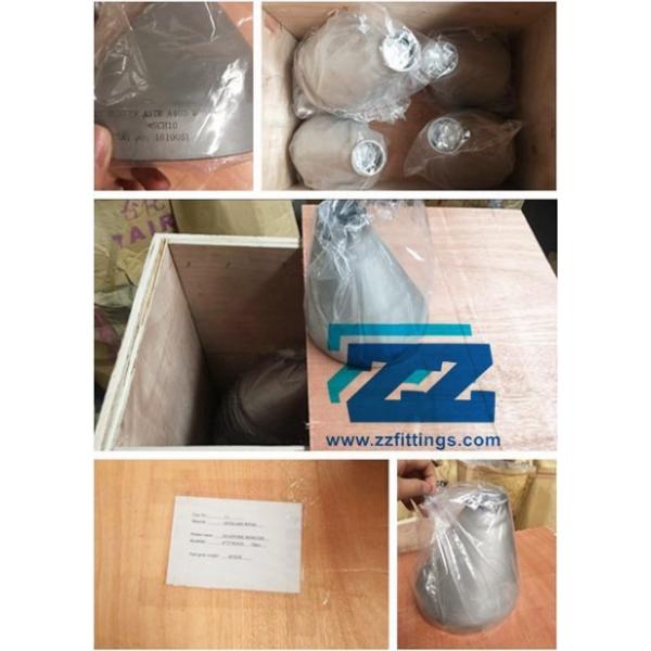 SS 304 Eccentric Reducer High Thickness Steel Pipe Reducer Fittings , SS304 Flanged Eccentric Reducer