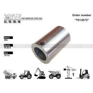 Heat Treatment PC40-8 Excavator Travel 2 Stage Gear Pin For Energy Mining And Excavator Transmission System