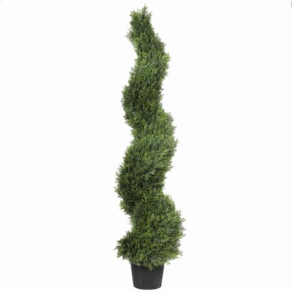 Quality Height 150cm Cypress Tree Green Artificial Plant UV Resistant wholesale