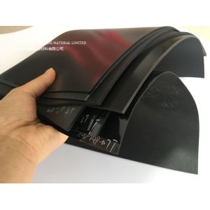 0.7mm Black SGS SR-S-15P Urethane Foam Polyurethane foam With PET Support