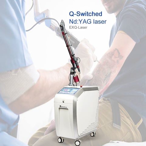 Medical Clinical Pigmentation Removal Machine Q Switch Nd Yag Laser Tatoo