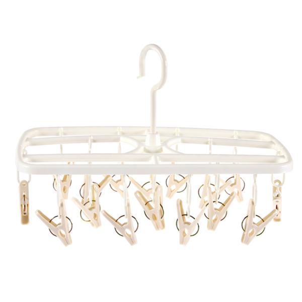 16 Non Slip Children Sock Drying Rack Laundry Hanger Clothes Hanger Clips