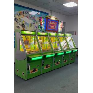 Metal Joker Magician Ticket Arcade Games Coin Pusher Game Machine