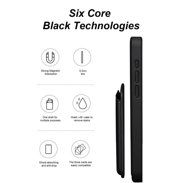 Custom Leather Magnetic Card Holder Wallet Shockproof For IPhone Samsung