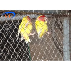 Buy cheap 80x80mm Stainless Rope Animal Enclosure Mesh Webnet Ferruled Type 4.0mm from wholesalers